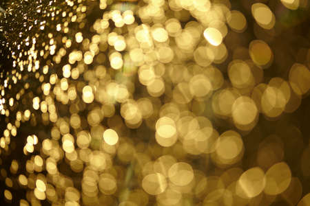 golden blur background, New Year conceptの写真素材