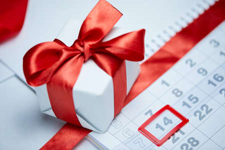 Valentine's day romantic background. Valentine's day beauty composition.の写真素材