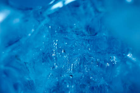blue ice texture, winter backgroundの写真素材