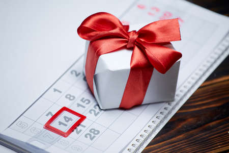 Valentine's day romantic background. Valentine's day beauty composition.の写真素材