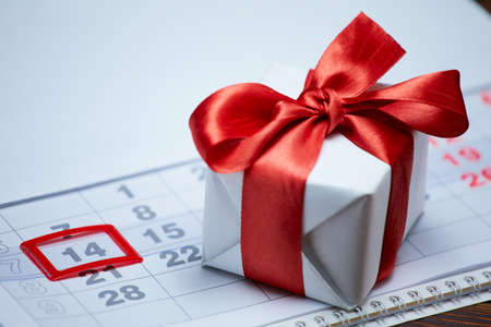 Valentine's day romantic background. Valentine's day beauty composition.の写真素材
