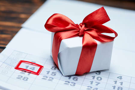Valentine's day romantic background. Valentine's day beauty composition.の写真素材