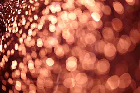 red blur background, Christmas red backgroundの写真素材