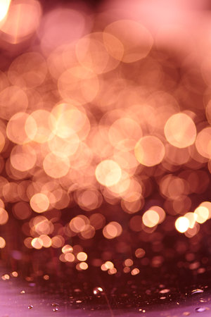 red blur background, Christmas textureの写真素材