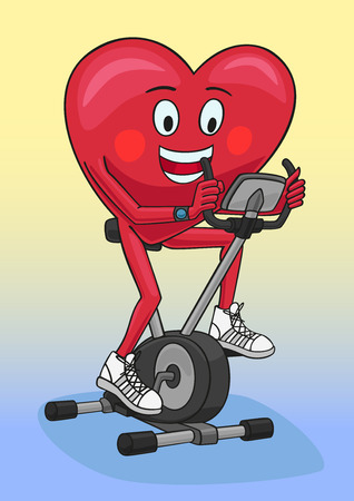 Exercise bike.のイラスト素材