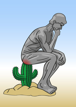 Hemorrhoid.のイラスト素材