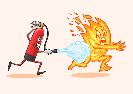 Fire extinguisher.のイラスト素材
