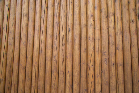 High wooden fenceの写真素材