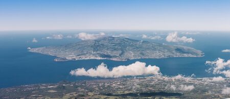 Panorama of the Azoresの写真素材