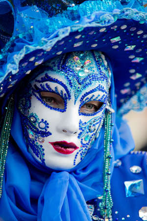 Traditional carnival mask in Veniceのeditorial素材