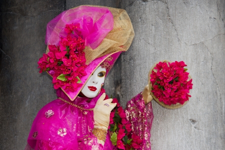 Traditional carnival mask in Veniceのeditorial素材