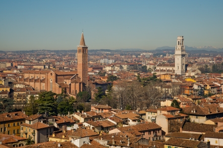 Panoramic view of Veronaの写真素材