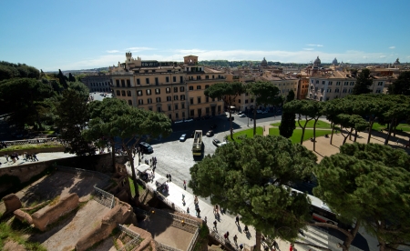 Panoramic view of Romeのeditorial素材