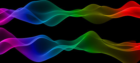 Colored smoke in various shape