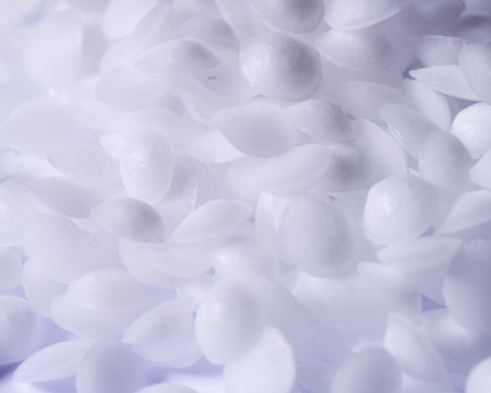Polawax Emulsifying Wax, E-Wax on black background