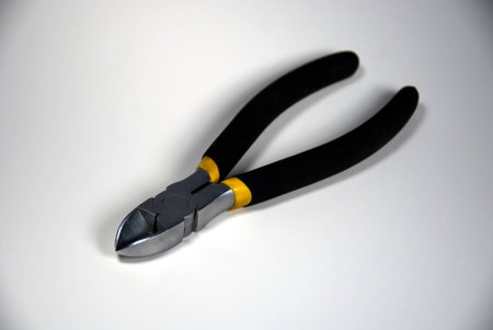 A pair of wire cuttersの写真素材