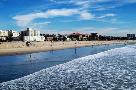 Santa Monica Beachの写真素材