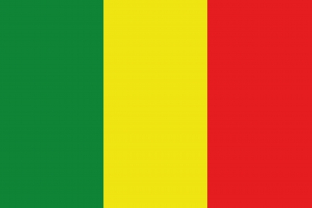 An illustration of the flag of Maliの写真素材