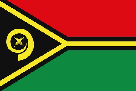 An illustration of the flag of Vanuatuの写真素材