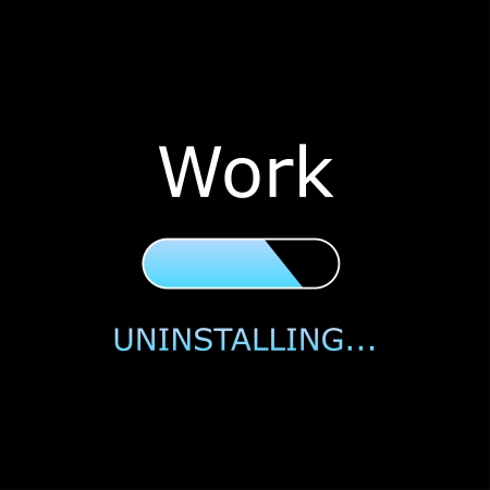 Uninstalling Work Illustration