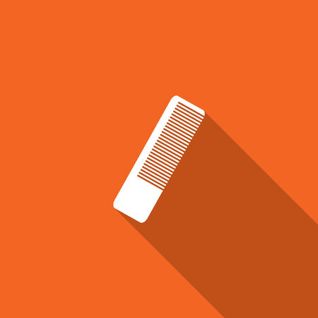 Long Shadow with the shape of a Combの写真素材