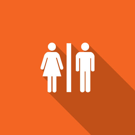 Long Shadow with the shape のイラスト素材