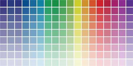An Illustration - Colour guide set of Swatchesのイラスト素材