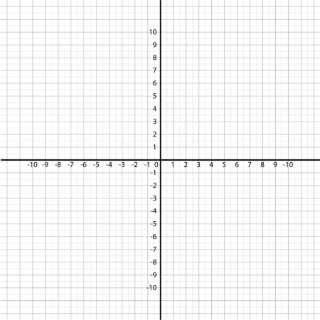 An A4 Paper Illustarion - Squared Paperのイラスト素材
