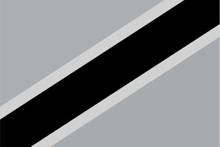 An Illustrated grayscale flag of the country of Tanzaniaのイラスト素材