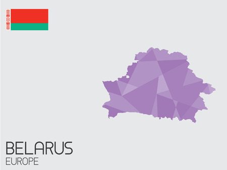 A Set of Infographic Elements for the Country of Belarusのイラスト素材