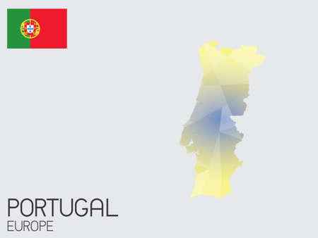 A Set of Infographic Elements for the Country of Portugalの写真素材
