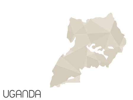A Set of Infographic Elements for the Country of Ugandaの写真素材