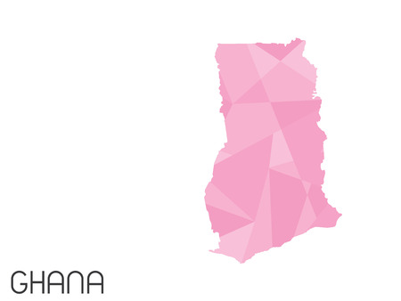 A Set of Infographic Elements for the Country of Ghanaの写真素材