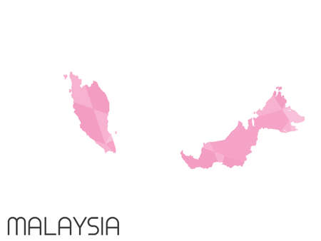A Set of Infographic Elements for the Country of Malaysiaの写真素材