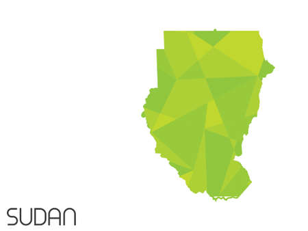 A Set of Infographic Elements for the Country of Sudanの写真素材