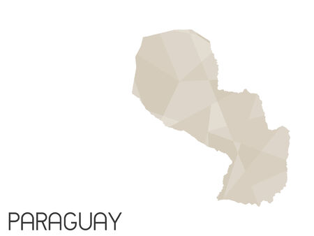 A Set of Infographic Elements for the Country of Paraguayの写真素材