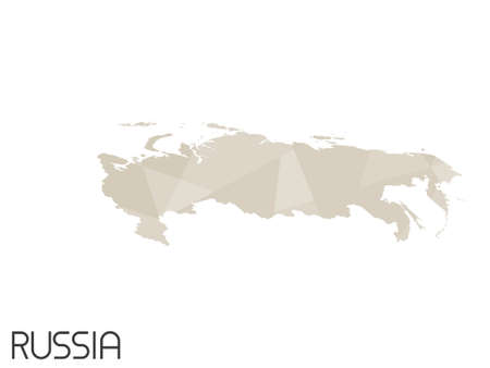 A Set of Infographic Elements for the Country of Russiaの写真素材