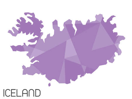 A Set of Infographic Elements for the Country of Icelandの写真素材