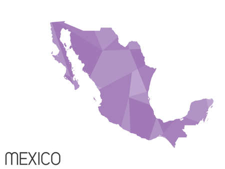 A Set of Infographic Elements for the Country of Mexicoの写真素材