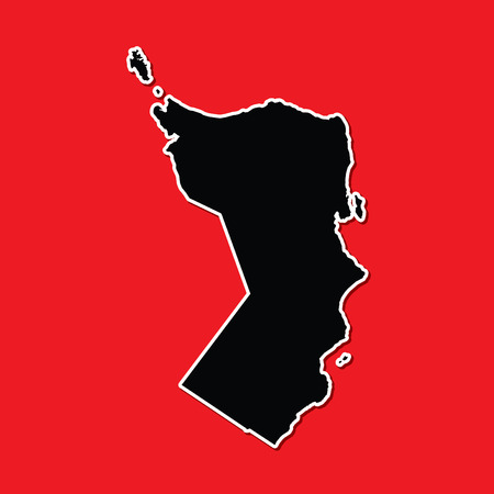 A Shape of the Country of  Omanの写真素材