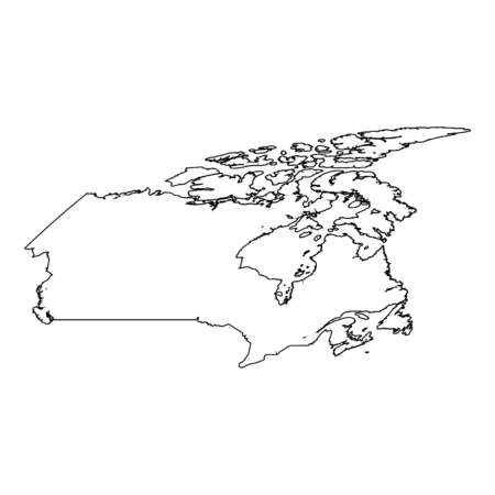 A High detailed Outline of the country of  Finlandのイラスト素材