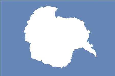 A 180 Degree Rotated Flag of  Antarticaの写真素材
