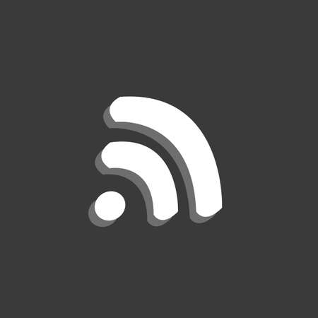 An Icon Isolated on a Grey Background - Radarの写真素材