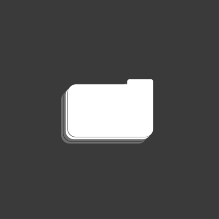 An Icon Isolated on a Grey Background - Fileの写真素材