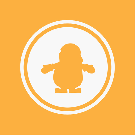 An Icon Illustration Isolated on a Background - Santaの写真素材