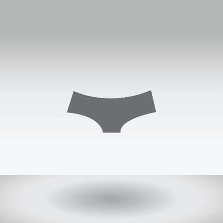 An Icon Illustration Isolated on a Background - Womens Briefsの写真素材