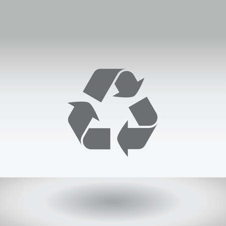 An Icon Illustration Isolated on a Background - Recycleの写真素材