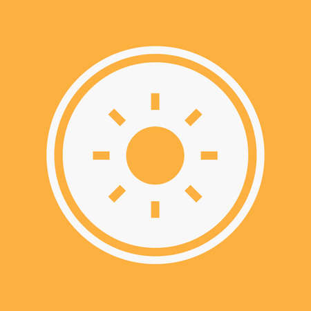 An Icon Illustration Isolated on a Background - Sunの写真素材