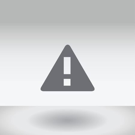 An Icon Illustration Isolated on a Background - Triangle Exclamationの写真素材