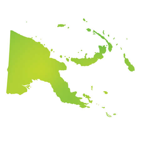 A Map of the country of Papua New Guineaの写真素材